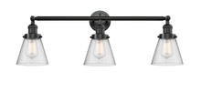 Innovations Lighting 205-OB-G64 - Cone - 3 Light - 30 inch - Oil Rubbed Bronze - Bath Vanity Light