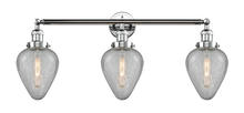 Innovations Lighting 205-PC-G165 - Geneseo - 3 Light - 32 inch - Polished Chrome - Bath Vanity Light