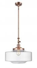  206-AC-G692-16 - Bridgeton - 1 Light - 16 inch - Antique Copper - Stem Hung - Mini Pendant