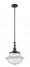 Innovations Lighting 206-BK-G542 - Oxford - 1 Light - 12 inch - Matte Black - Stem Hung - Mini Pendant