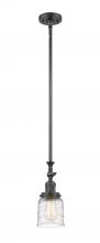 Innovations Lighting 206-OB-G513 - Bell - 1 Light - 5 inch - Oil Rubbed Bronze - Stem Hung - Mini Pendant