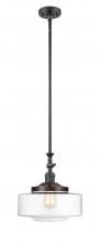  206-OB-G692-12 - Bridgeton - 1 Light - 12 inch - Oil Rubbed Bronze - Stem Hung - Mini Pendant