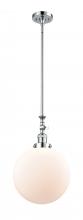 Innovations Lighting 206-PC-G201-12 - Beacon - 1 Light - 12 inch - Polished Chrome - Stem Hung - Mini Pendant