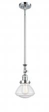 Innovations Lighting 206-PC-G324 - Olean - 1 Light - 7 inch - Polished Chrome - Stem Hung - Mini Pendant