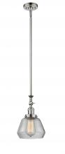 Innovations Lighting 206-PN-G172 - Fulton - 1 Light - 7 inch - Polished Nickel - Stem Hung - Mini Pendant