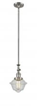 Innovations Lighting 206-SN-G534 - Oxford - 1 Light - 7 inch - Brushed Satin Nickel - Stem Hung - Mini Pendant