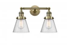 Innovations Lighting 208-AB-G64 - Cone - 2 Light - 16 inch - Antique Brass - Bath Vanity Light