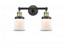  208-BAB-G181S - Canton - 2 Light - 17 inch - Black Antique Brass - Bath Vanity Light