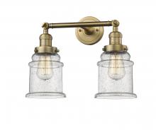  208-BB-G184 - Canton - 2 Light - 17 inch - Brushed Brass - Bath Vanity Light