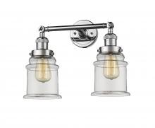  208-PC-G182 - Canton - 2 Light - 17 inch - Polished Chrome - Bath Vanity Light