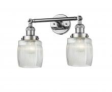 Innovations Lighting 208-PC-G302 - Colton - 2 Light - 16 inch - Polished Chrome - Bath Vanity Light