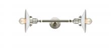 Innovations Lighting 208L-SN-G1 - Halophane - 2 Light - 9 inch - Brushed Satin Nickel - Bath Vanity Light