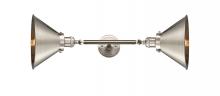 Innovations Lighting 208L-SN-M10-SN - Briarcliff - 2 Light - 10 inch - Brushed Satin Nickel - Bath Vanity Light