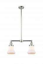 Innovations Lighting 209-PN-G191 - Bellmont - 2 Light - 21 inch - Polished Nickel - Stem Hung - Island Light