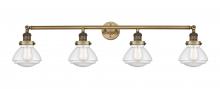 Innovations Lighting 215-BB-G324 - Olean - 4 Light - 43 inch - Brushed Brass - Bath Vanity Light