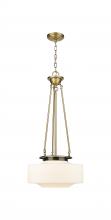 Innovations Lighting 221-1P-BB-G691-16 - Bridgeton - 1 Light - 16 inch - Brushed Brass - Chain Hung - Pendant