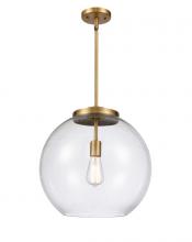 Innovations Lighting 221-1S-BB-G122-16-LED - Athens - 1 Light - 16 inch - Brushed Brass - Cord hung - Pendant