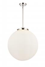 Innovations Lighting 221-3S-PN-G201-18-LED - Beacon - 3 Light - 18 inch - Polished Nickel - Cord hung - Pendant