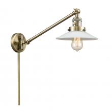  237-AB-G1 - Halophane - 1 Light - 9 inch - Antique Brass - Swing Arm