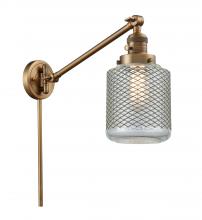 Innovations Lighting 237-BB-G262 - Stanton - 1 Light - 6 inch - Brushed Brass - Swing Arm