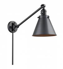 Innovations Lighting 238-BK-M10-BK - Briarcliff - 1 Light - 10 inch - Matte Black - Swing Arm