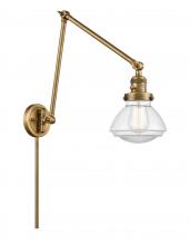 Innovations Lighting 238-BB-G322 - Olean - 1 Light - 9 inch - Brushed Brass - Swing Arm