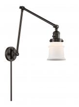 Innovations Lighting 238-OB-G181S - Canton - 1 Light - 8 inch - Oil Rubbed Bronze - Swing Arm