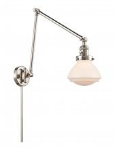 Innovations Lighting 238-PN-G321 - Olean - 1 Light - 9 inch - Polished Nickel - Swing Arm