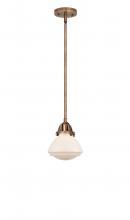 Innovations Lighting 288-1S-AC-G321 - Olean - 1 Light - 7 inch - Antique Copper - Cord hung - Mini Pendant