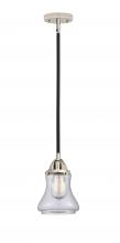  288-1S-BPN-G192 - Bellmont - 1 Light - 6 inch - Black Polished Nickel - Cord hung - Mini Pendant