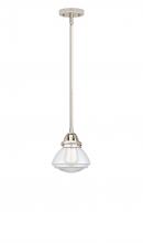 Innovations Lighting 288-1S-PN-G322 - Olean - 1 Light - 7 inch - Polished Nickel - Cord hung - Mini Pendant