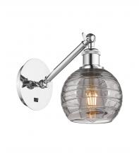 Innovations Lighting 317-1W-PC-G1213-6SM - Athens Deco Swirl - 1 Light - 6 inch - Polished Chrome - Sconce