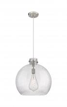  410-1PL-SN-G410-18SDY - Newton Sphere - 1 Light - 18 inch - Brushed Satin Nickel - Cord hung - Pendant