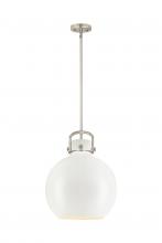 Innovations Lighting 410-1SL-SN-M410-14W - Newton Sphere - 1 Light - 14 inch - Satin Nickel - Pendant