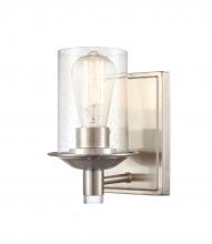  417-1W-SN-G4174 - Manhattan - 1 Light - 5 inch - Satin Nickel - Bath Vanity Light