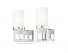 Innovations Lighting 426-2W-PN-G426-8WH - Utopia - 2 Light - 15 inch - Polished Nickel - Bath Vanity Light