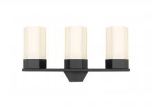 Innovations Lighting 427-3W-BK-G427-9WH - Claverack - 3 Light - 22 inch - Matte Black - Bath Vanity Light