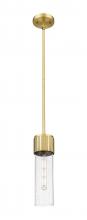  428-1S-BB-G428-12SDY - Bolivar - 1 Light - 5 inch - Brushed Brass - Pendant