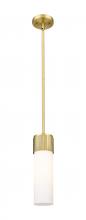  428-1S-BB-G428-12WH - Bolivar - 1 Light - 5 inch - Brushed Brass - Pendant