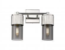 Innovations Lighting 428-2W-PN-G428-7SM - Bolivar - 2 Light - 14 inch - Polished Nickel - Bath Vanity Light