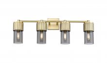  428-4W-BB-G428-7SM - Bolivar - 4 Light - 31 inch - Brushed Brass - Bath Vanity Light