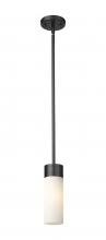 Innovations Lighting 429-1S-BK-G429-8WH - Empire - 1 Light - 3 inch - Matte Black - Pendant