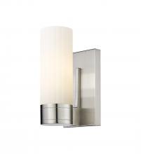  429-1W-SN-G429-8WH - Empire - 1 Light - 5 inch - Satin Nickel - Sconce