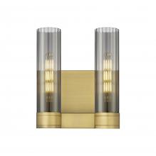 Innovations Lighting 429-2W-BB-G429-11SM - Empire - 2 Light - 11 inch - Brushed Brass - Bath Vanity Light