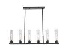 Innovations Lighting 429-6I-BK-G429-11CL - Empire - 6 Light - 44 inch - Matte Black - Linear Pendant