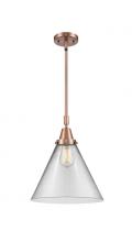 Innovations Lighting 447-1S-AC-G42-L - Cone - 1 Light - 12 inch - Antique Copper - Mini Pendant