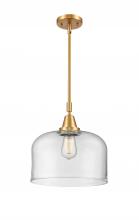 Innovations Lighting 447-1S-SG-G72-L - Bell - 1 Light - 12 inch - Satin Gold - Mini Pendant