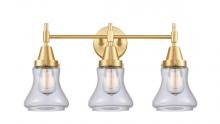  447-3W-SG-G192 - Bellmont - 3 Light - 24 inch - Satin Gold - Bath Vanity Light