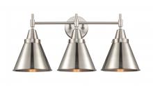  447-3W-SN-M13-SN - Appalachian - 3 Light - 26 inch - Satin Nickel - Bath Vanity Light