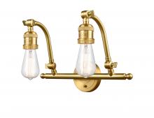  515-2W-SG - Double Swivel - 2 Light - 18 inch - Satin Gold - Bath Vanity Light